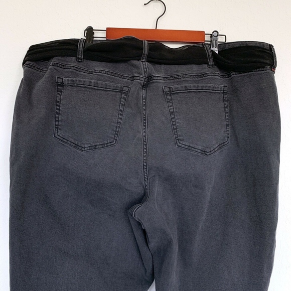 Torrid Gray Black Boyfriend Embroidered Jeans - Picture 8 of 8